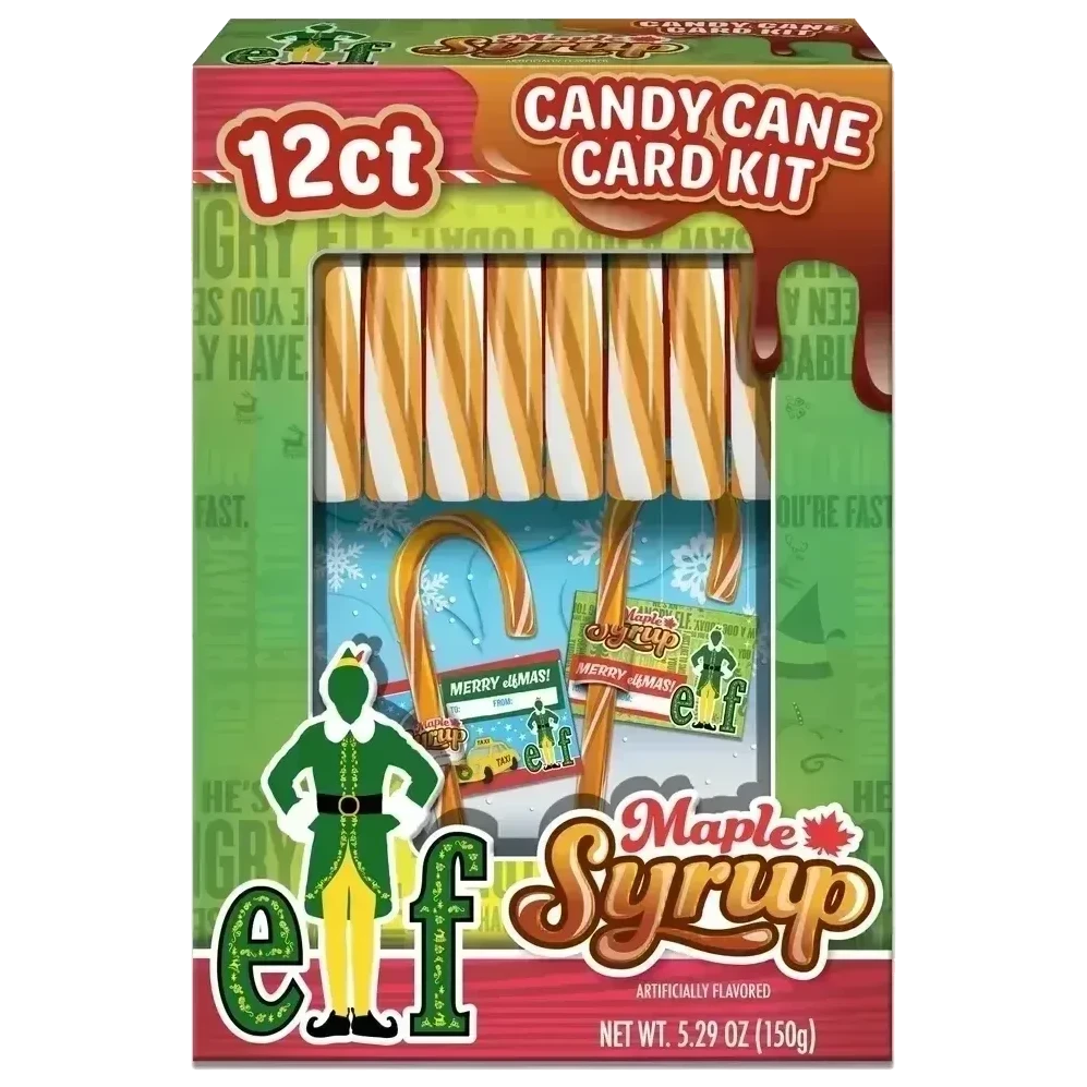 Elf 12ct Candy Cane Card Kit